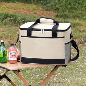 portable outdoor picnic cooler bag, large capacity cold insulation ice pack
